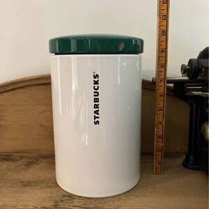 Starbucks Large Coffee Barista Canister White
Ceramic Cookie Jar 2012 9.5"
× 6"